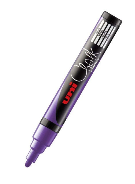 Uni Chalk Marker Violet 1.8-2.5mm