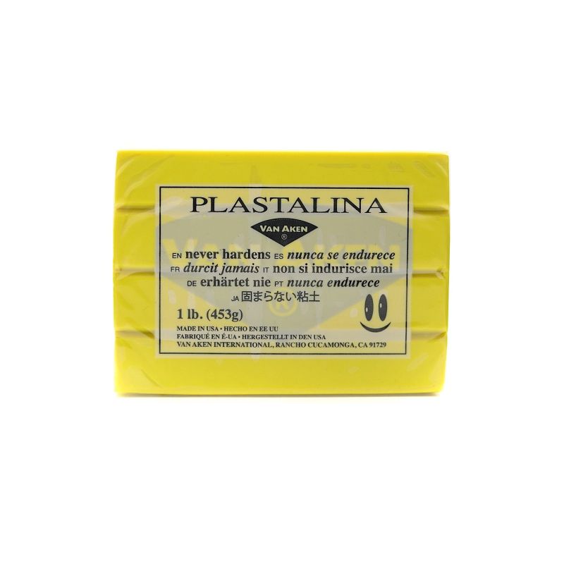 Van Aken Plastalina Modelling Clay Yellow 453g