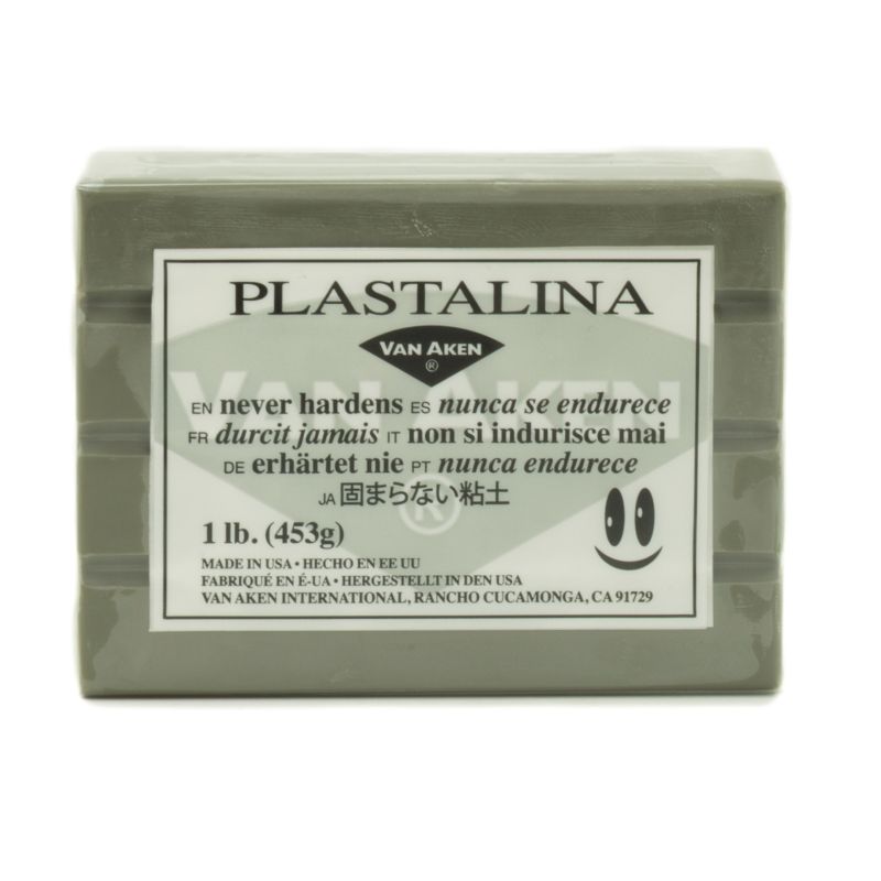 Van Aken Plastalina Modelling Clay Gray 453g