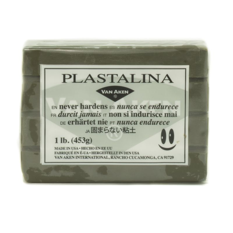 Van Aken Plastalina Modelling Clay Sculptor Gray 453g