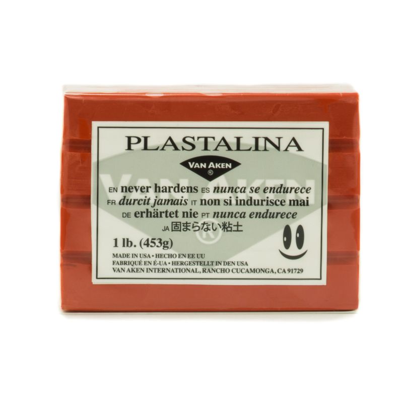 Van Aken Plastalina Modelling Clay Terracotta 453g