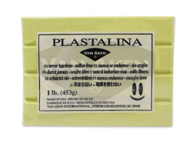 Van Aken Plastalina Modelling Clay Pastel Yellow 453g