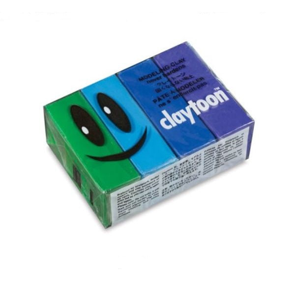 Van Aken Claytoon Modelling Clay Cool Colours Set 4 SET