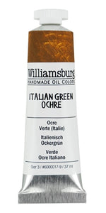 Williamsburg Oil Paint Italian Green Ochre 37ml