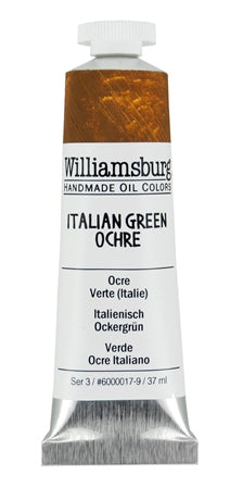 Williamsburg Oil Paint Italian Green Ochre 37ml