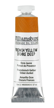 Williamsburg Oil Paint French Yellow Ochre Deep 37ml