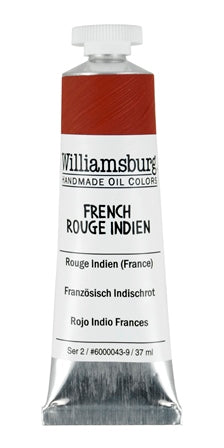 Williamsburg Oil Paint French Rouge Indien 37ml