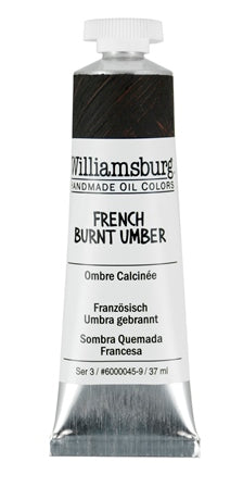 Williamsburg Oil Paint French Burnt Umber 37ml