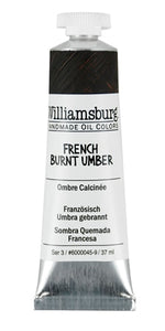 Williamsburg Oil Paint French Burnt Umber 37ml