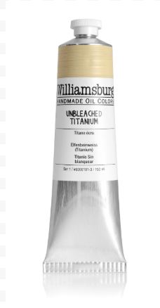 Williamsburg Oil Paint Unbleached Titanium