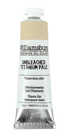 Williamsburg Oil Paint Unbleached Titanium Pale 37ml