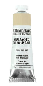 Williamsburg Oil Paint Unbleached Titanium Pale 37ml