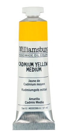 Williamsburg Oil Paint Cadmium Yellow Medium 37ml