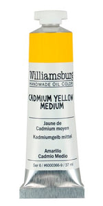 Williamsburg Oil Paint Cadmium Yellow Medium 37ml