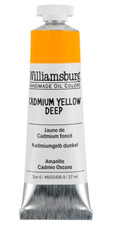 Williamsburg Oil Paint Cadmium Yellow Deep 37ml