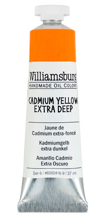 Williamsburg Oil Paint Cadmium Yellow Extra Deep 37ml