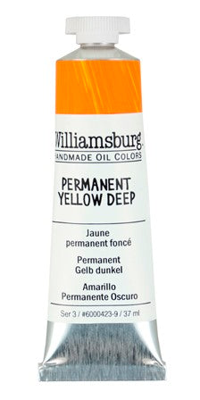 Williamsburg Oil Paint Permanent Yellow Deep 37ml