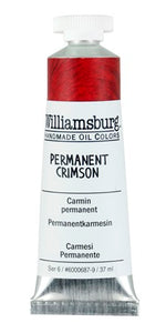 Williamsburg Oil Paint Permanent Crimson 37ml