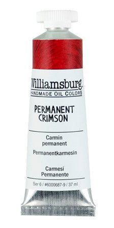 Williamsburg Oil Paint Permanent Crimson 37ml