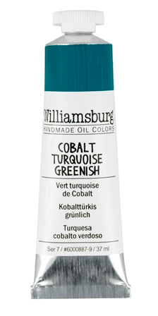 Williamsburg Oil Paint Cobalt Turquoise Greenish 37ml