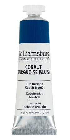 Williamsburg Oil Paint Cobalt Turquoise Bluish 37ml