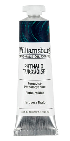Williamsburg Oil Paint Phthalo Turquoise 37ml