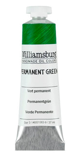 Williamsburg Oil Paint Permanent Green 37ml