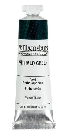 Williamsburg Oil Paint Phthalo Green 37ml