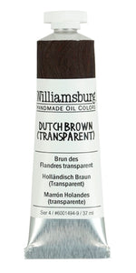 Williamsburg Oil Paint Dutch Brown (Transparent) 37ml