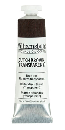 Williamsburg Oil Paint Dutch Brown (Transparent) 37ml
