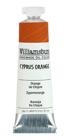 Williamsburg Oil Paint Cyprus Orange 37ml