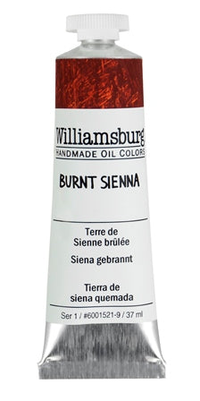 Williamsburg Oil Paint Burnt Sienna 37ml