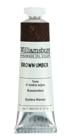 Williamsburg Oil Paint Brown Umber 37ml