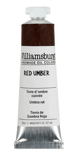 Williamsburg Oil Paint Red Umber 37ml