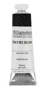 Williamsburg Oil Paint Van Dyke Brown 37ml