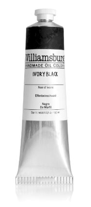 Williamsburg Oil Paint Ivory Black