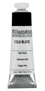 Williamsburg Oil Paint Cold Black 37ml