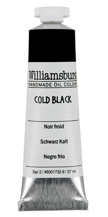 Williamsburg Oil Paint Cold Black 37ml