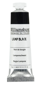 Williamsburg Oil Paint Lamp Black 37ml