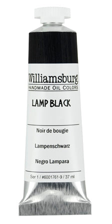 Williamsburg Oil Paint Lamp Black 37ml