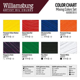 WILLIAMSBURG OIL PAINT MIXING COLOR SET 7 X 22ML + WHITE