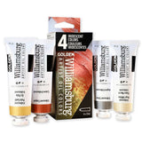 WILLIAMSBURG OIL PAINT IRIDESCENT COLOR SET 4 X 37ML