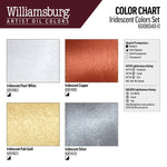 WILLIAMSBURG OIL PAINT IRIDESCENT COLOR SET 4 X 37ML