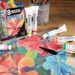 WILLIAMSBURG OIL PAINT BRIGHT COLOR SET 7 X 22ML + WHITE