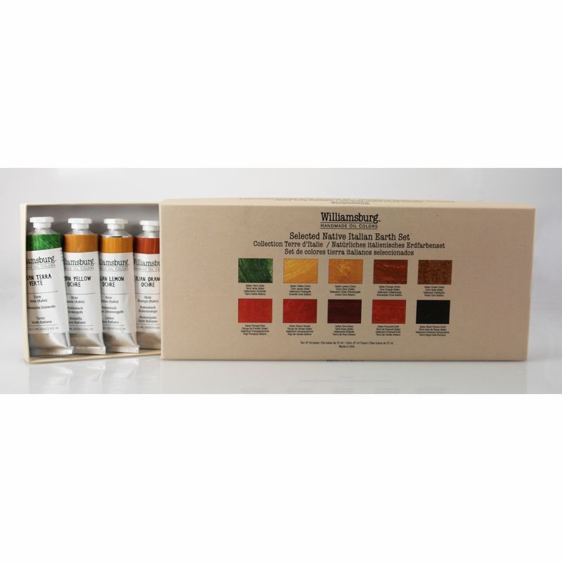 Williamsburg Oil Paint Native Italian Earth SET
