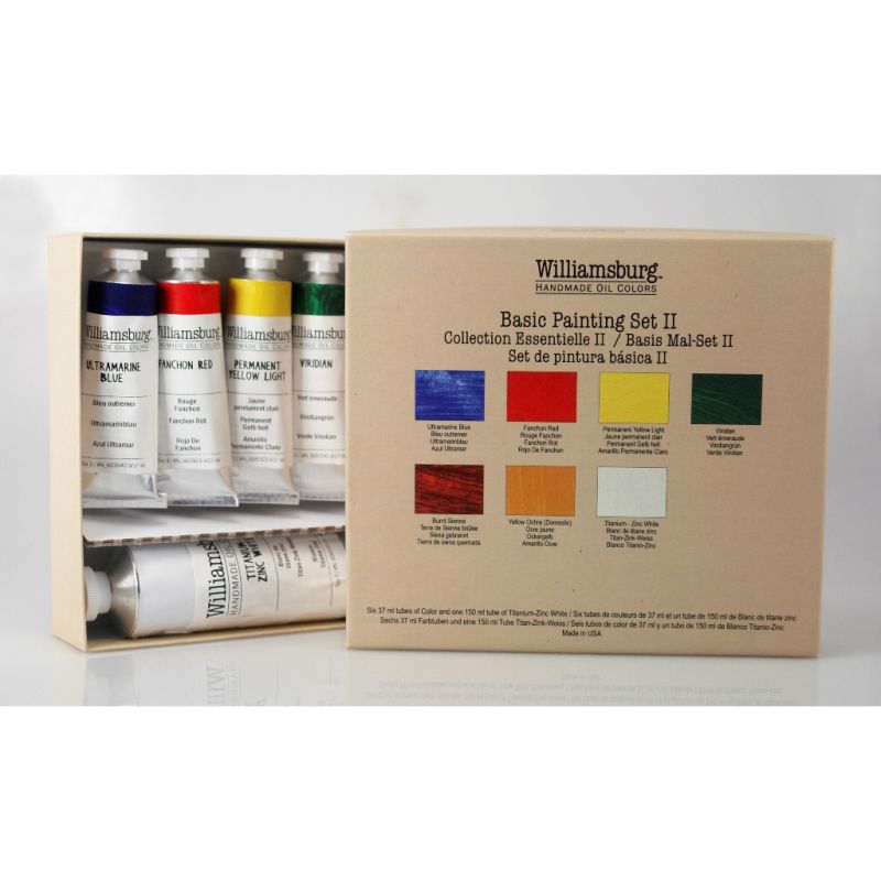 Williamsburg Oil Paint Basic Painting II - 7 Colours