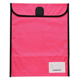 Warwick Homework Bag Fluoro Pink A3+