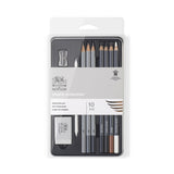 WINSOR & NEWTON STUDIO COLLECTION SKETCHING PENCIL TIN SET 10