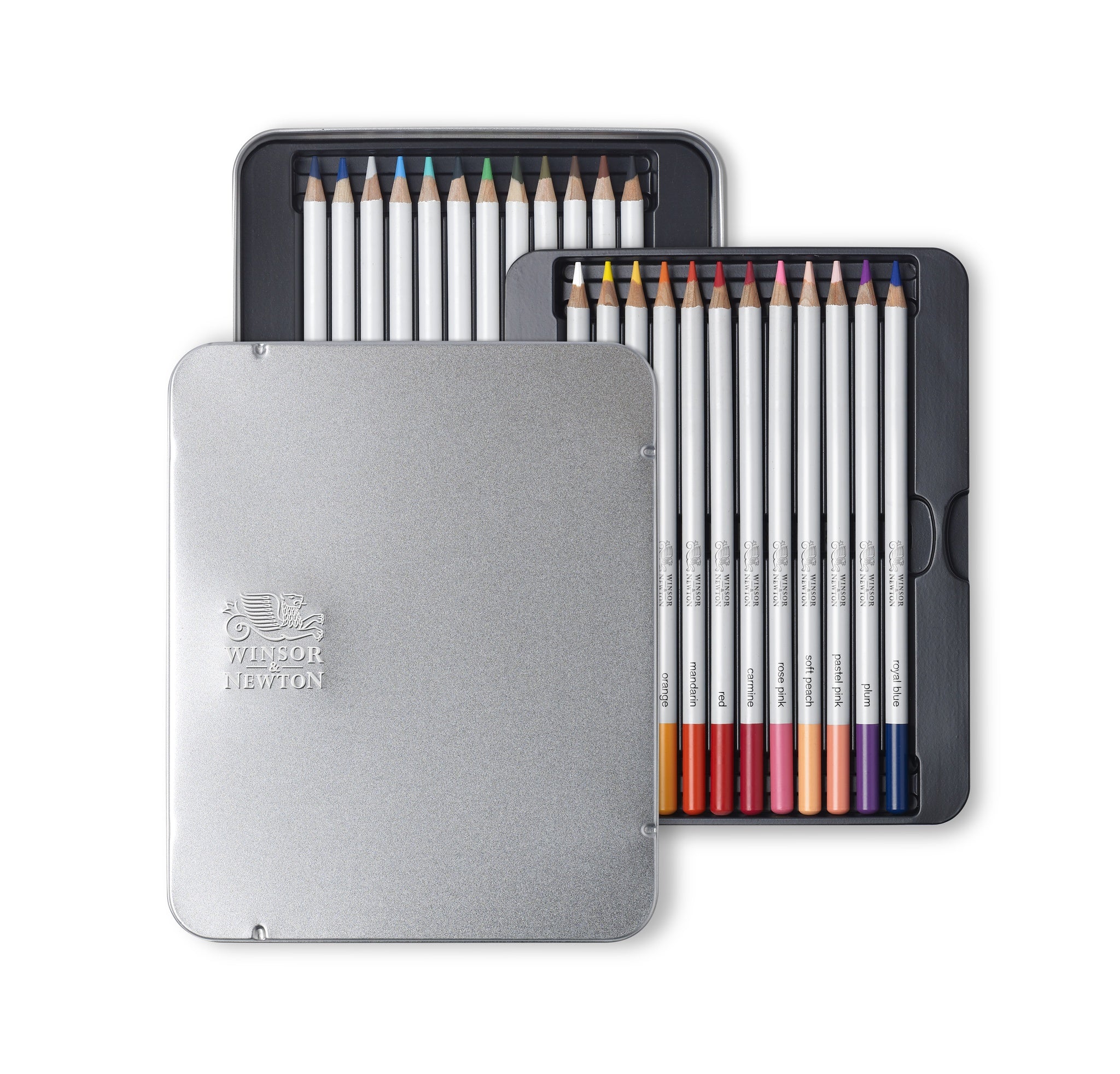 WINSOR & NEWTON STUDIO COLLECTION COLOURED PENCIL TIN SET 24