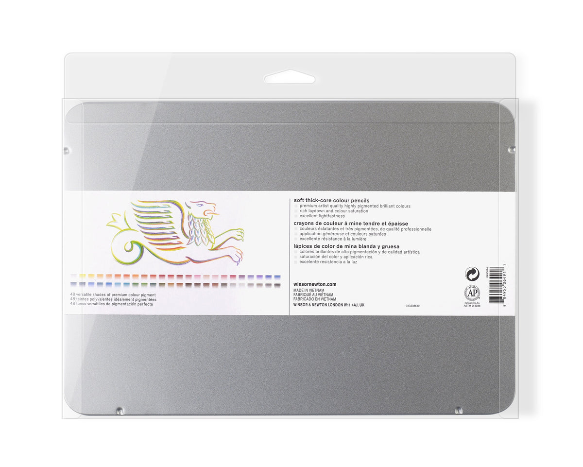 WINSOR & NEWTON STUDIO COLLECTION COLOURED PENCIL TIN SET 48